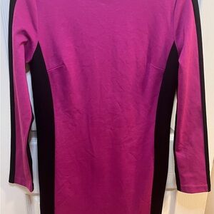 Elegant Pink and Black Women's Dress Michael Kors